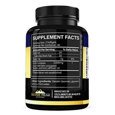 SILVER PEAK NUTRITION Best CLA Supplement