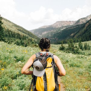 carrying stuff on a hike