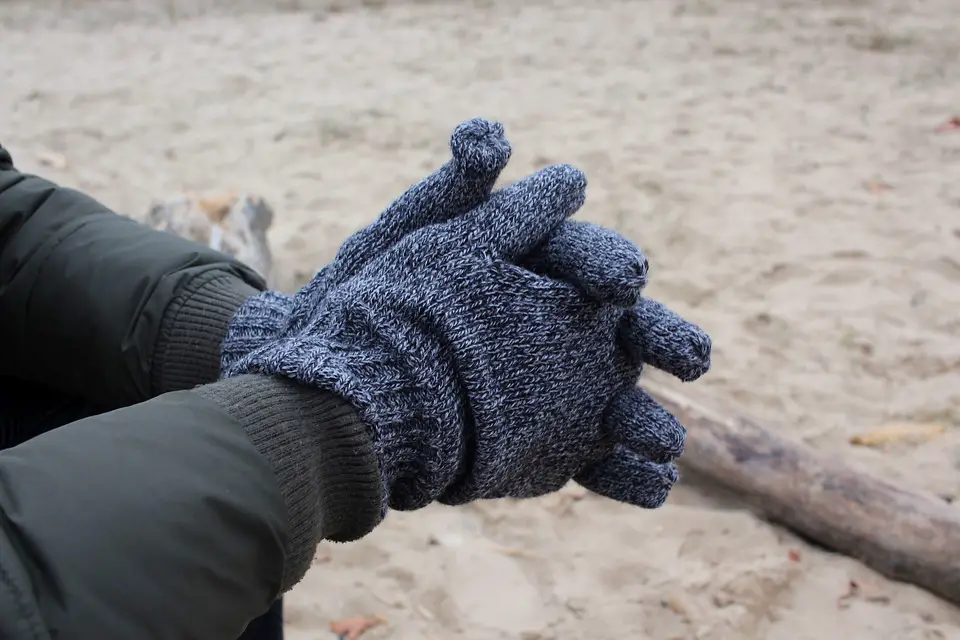 hand warmers and gloves