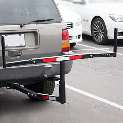 Ecotric Truck Bed Hitch Kayak Trailer