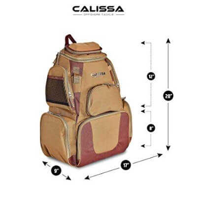 Calissa Offshore Blackstar Fishing Backpack