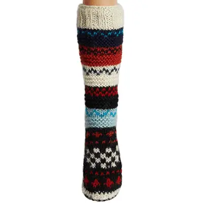 Tibetan Socks Fleece Lining Slipper Sock