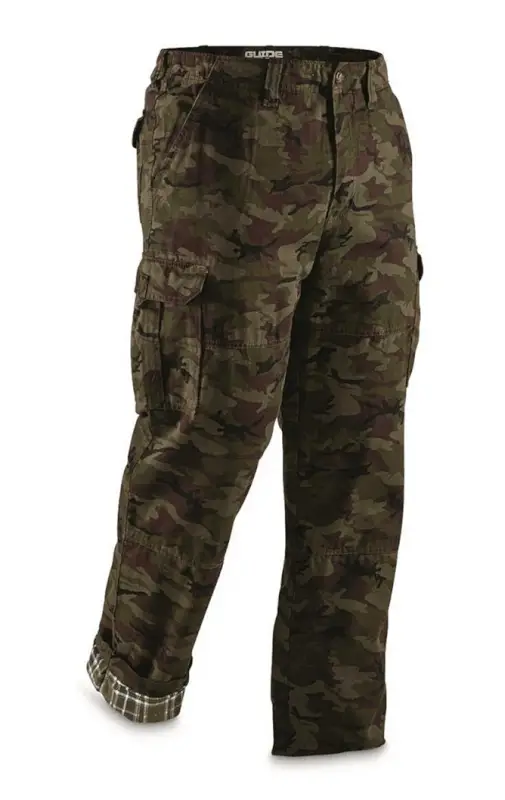 Guide Gear Men's Flannel Lined Cargo Pants