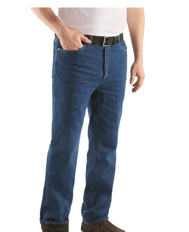 Guide Gear Men’s Sportsman’s Fleece-Lined Jeans 