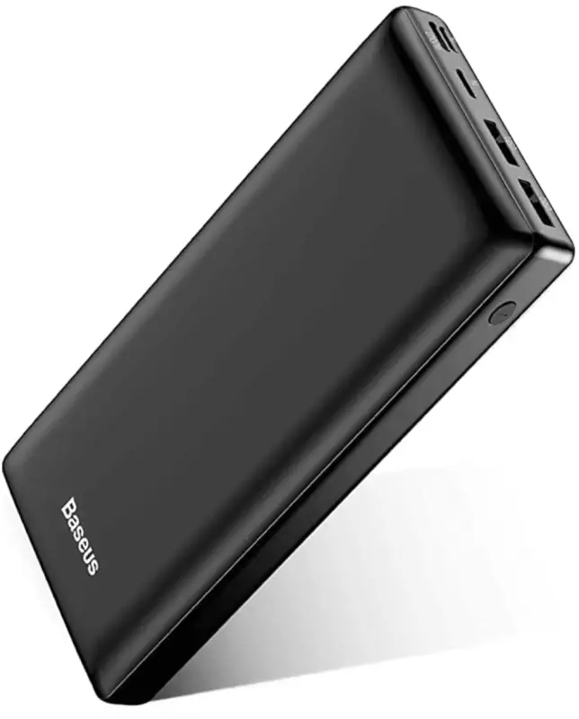 USB C Fast Battery Pack Charger, Baseus Portable Power Bank 30000mAh, 3 Output Port Charger for iPhone 12 Pro Max, Samsung S20