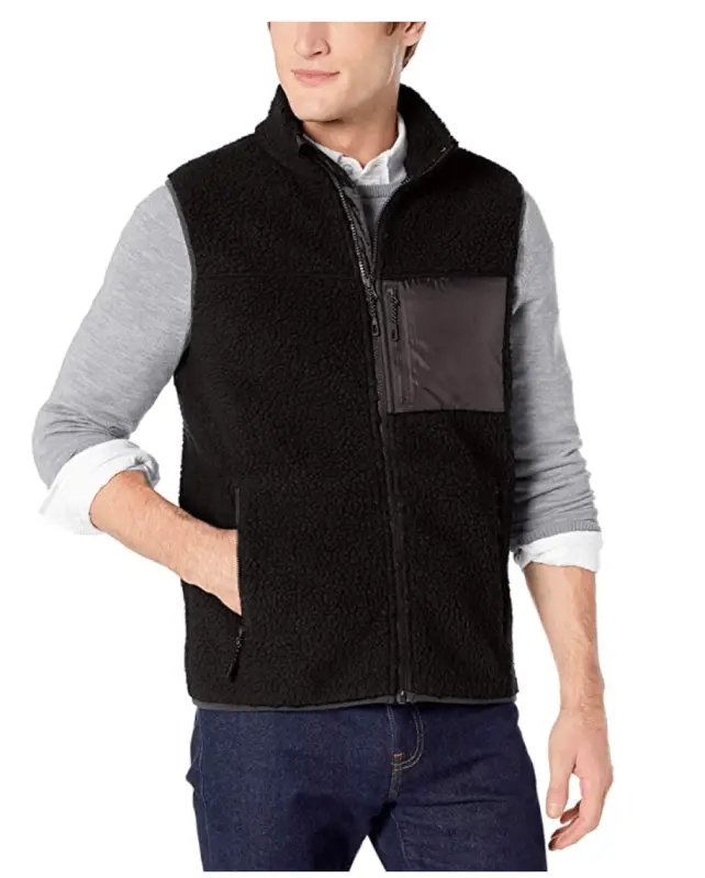 Amazon Brand – Goodthreads Men’s Sherpa Fleece Vest 