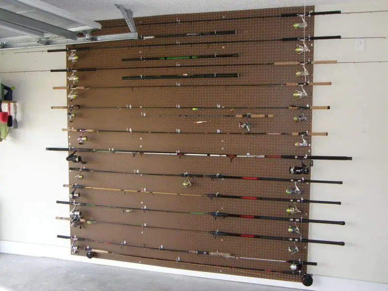 Pegboard rod holder